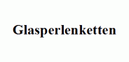 Glasperlenketten